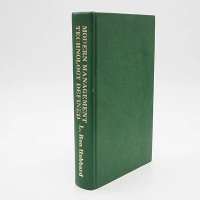 L Ron Hubbard Modern Managment Technology Defined 1976 book Scientology - Image 1 of 4