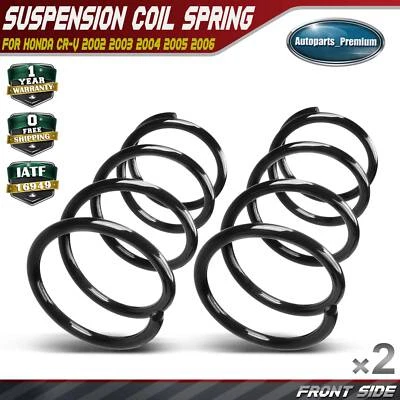 Juego de 2 muelles helicoidales delanteros izquierdo y derecho Honda CR-V 2002 2003 2004 2005 2006 Foto 1 de 4