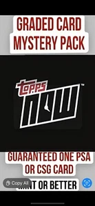 Topps Now Mystery Pack - Enthält 1 PSA- oder CSG-bewertete Baseballkarte neuwertig (9) - Bild 1 von 1