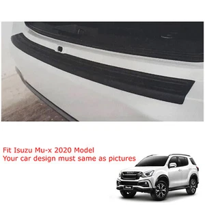 For Isuzu Mu-x mux 2020 Matte Black Rear Plate Bumper Cover Trim - Picture 1 of 1