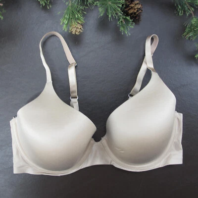 Sujetador b.tempt'd Talla 34DD Bronceado Acolchado Con Aros Cierre Ajustable Espalda Foto 1 de 4