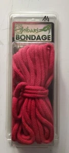 Corda Cotone rossa circa 8 mt Legature Shibari (nuova mai usata) - Foto 1 di 1