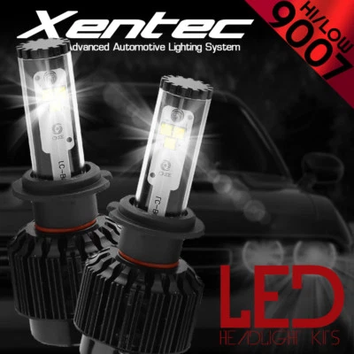 XENTEC LED HID Headlight 9007 HB5 White 2001-2005 Ford Explorer Sport Trac - Image 1 of 4