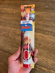 Kids Spinbrush Toothbrush Avengers Character Marvel - Picture 1 of 2