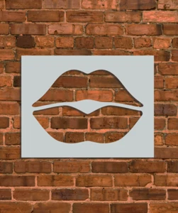 Lips Kiss Stencil - Picture 1 of 2