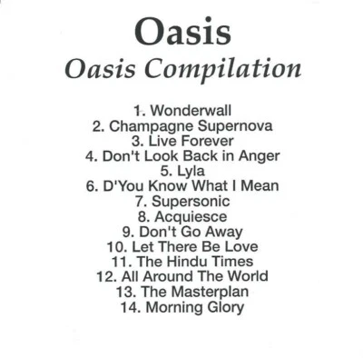 OASIS Oasis Compilation promo sampler CD Foto 1 de 2