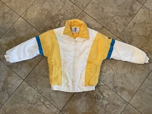 Vintage Swing West Skijacke Damen Gr. 12 Mantel Windbreaker Retro Colorblock 80er 90er - Bild 1 von 6