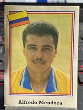 63 - ALFREDO MENDOZA - COLOMBIA WORLD CUP USA 94 1994 EUROFLASH BROCA FOOTBALL