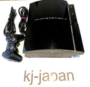 Sony PlayStation 3 PS3 60GB CECHA00 Black Console with Controller and Cables - Picture 1 of 13