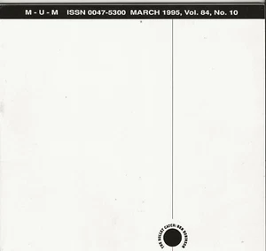 M-U-M Magicians Magazine MARCH 1995 VOL. 84 NO. 10 - Picture 1 of 9