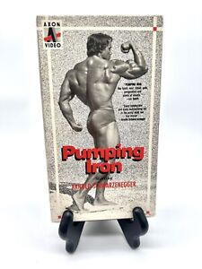 Pumping Iron VHS Arnold Schwarzenegger 1988 Movie Axon Video Bodybuilding RARE