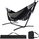 Zupapa 2 Person Heavy Duty 550 LBS Hammock with Stand Outdoor w/Carrying case US
