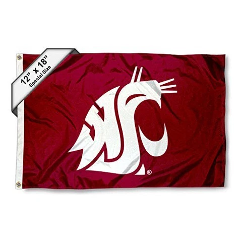 Washington State University Golf Cart and Boat Flag Cover