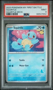 PSA 9 Squirtle 2023 My First Battle Squirtle Deck Stamped MINT - SEE PICS - Picture 1 of 4