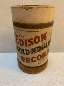 Cilindro disco stampato in oro Edison quando indossavi una Pinafore 1907 antico - Foto 1 di 5