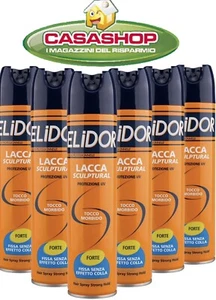 6 X ELIDOR LACCA SCULPTURAL PROT. UV Tocco Morbido 300ML FORTE - Foto 1 di 1