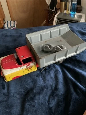 Caminhão basculante vintage Marx construção pesada Lumar LM-2314 - Imagem 1 de 4