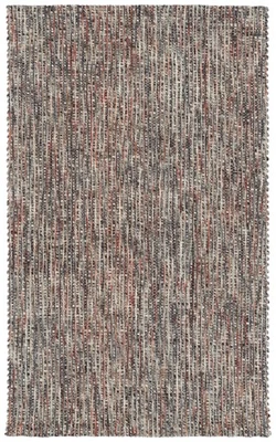5x7 Dalyn Red Banded Tonal Striped Lines Solid Area Rug BD1 - Aprx 5' x 7' 6" - Image 1 of 2