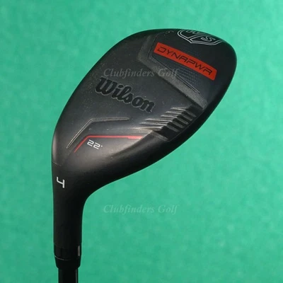 LH Wilson Staff DYNAPWR 22° Hybrid 4 Iron HZRDUS Smoke RDX Graphite Regular & HC - Image 1 of 4