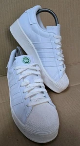 ADIDAS SUPERSTAR BOLD CLEAN CLASSICS SNEAKER GRÖßE UK 5 WEISS & GRÜN TOP - Bild 1 von 11