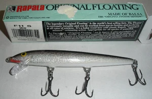 Rapala F11S Galleggiante Minnow Argento - Foto 1 di 1