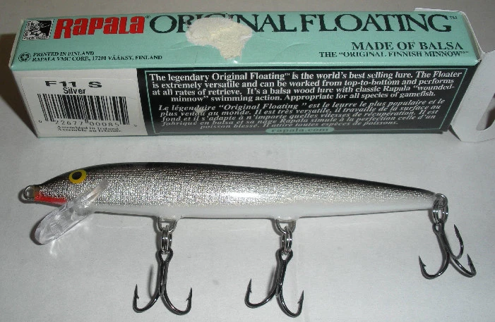 Rapala F11S Galleggiante Minnow Argento - Immagine 1 di 1