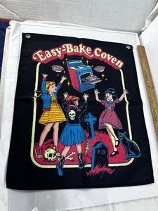 NEW 2021 Easy Bake Coven Halloween Flag Banner Limited Edition Creepy Co 19x16 - Picture 1 of 9