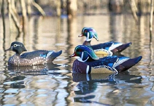 Dakota Decoy X'Treme schwimmende Holz Ente Lockvögel 6er Pack mit 3 Drakes und 3 Hennen - Bild 1 von 1