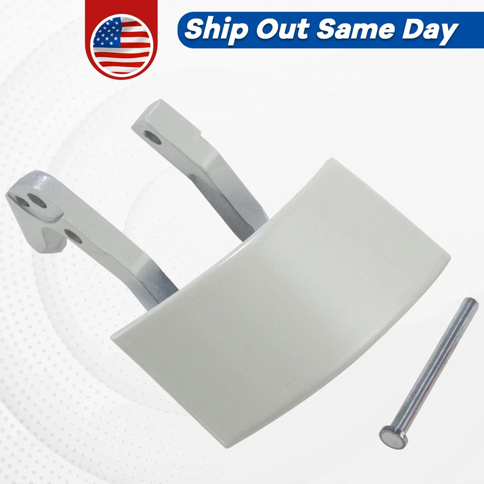 Kit de reparación de manija de puerta exterior lateral izquierda de metal blanco para Honda CRZ CR-Z 2011-2015 Foto 1 de 4