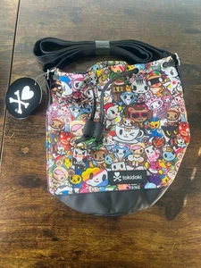 NEU NEU MIT ETIKETT Tokidoki Kordelzug kleine Reisetasche Umhängetasche Eimer Handtasche leicht - Bild 1 von 10