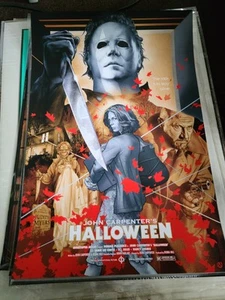 Martin Ansin Halloween Poster Metallic Variant #/225 Mad Duck NOT BNG - Picture 1 of 9