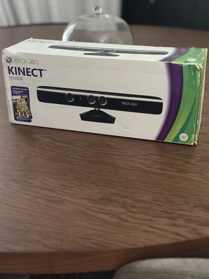 Microsoft Xbox 360 Kinect Connect Black Sensor Bar Open Box W/ Kinect Adventures - Image 1 of 4