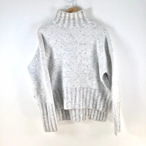 Thanne womens knit sweater jumper size M/L grey marle wool blend 115760 - Picture 1 of 9