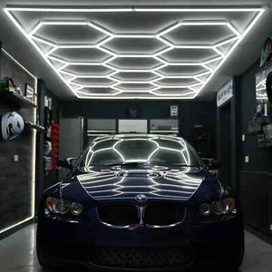 Detailing Car Luci Led Esagonale Nido d'Ape Hexagon Garage Auto, Moto, Officina - Foto 1 di 9