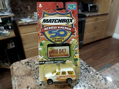  2001 MATCHBOX NEW MEXICO "FORD EXPEDITION POLICE" ( ACROSS AMERICA) STATES TAGS - Image 1 of 2