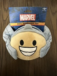 Marvel Thor Face 8” Plush Dog Squeaker Toy - Picture 1 of 3
