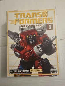 Takara Transformers Collection #8 INFERNO G1 Reissue 2003 BOX ONLY AND INSERTS - Picture 1 of 8