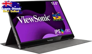 VG1655 16" FHD 1080P IPS Portable Monitor, USB-C, Mini HDMI, Smart Cover,Speaker - Picture 1 of 12