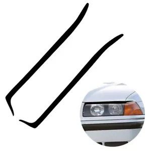 Faro delantero negro piano cubierta para cejas para BMW Serie 3 M3 E36 - Imagen 1 de 5