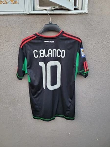 Camiseta deportiva de fútbol blanco #10 de la Copa Mundial México 2010 talla L grande - Imagen 1 de 15
