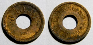 35054 ficha de máquina tragamonedas antigua buena para un paquete de monedas (02303) - Imagen 1 de 3