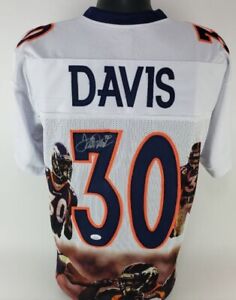 Terrell Davis Autographed Signed Denver Broncos Custom Jersey (JSA Witness COA)