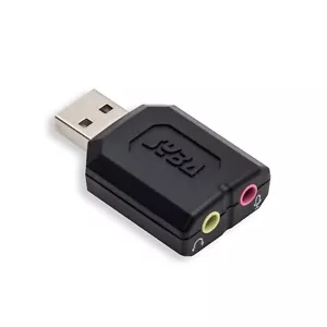 External USB Stereo Sound Adapter for Extra Audio Source - Picture 1 of 7