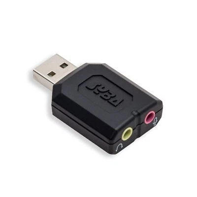 External USB Stereo Sound Adapter for Extra Audio Source - Image 1 of 4