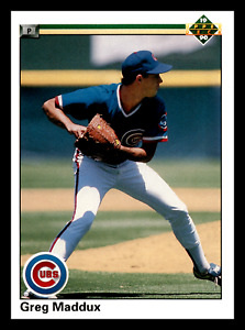 1990 Upper Deck Greg Maddux HOF Chicago Cubs #213 Centered Mint