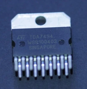 2PCS TDA7494 10W Audio Amplifier Multiwatt Volume Control STMicroelectronics - Picture 1 of 4