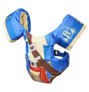 Full Throttle Little Dippers Child's Life Vest - Pirate, Adjustable 33-55 lbs. - Picture 1 of 10