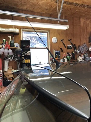 Mástil Antena 16" Negro Power Rod Radio AM/FM para VOLKSWAGEN RABBIT 2006-2009 Nuevo Foto 1 de 4