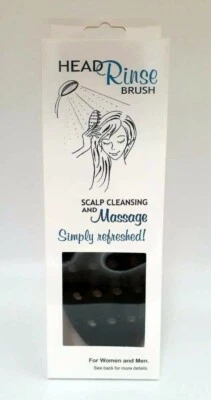 *NEW* Head Rinse Brush, Scalp Cleansing and Massage, for Women and Men - Image 1 of 4
