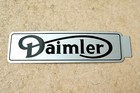DAIMLER XJ40 1986-9 BLACK/SILVER VALVE/ROCKER/CAM COVER BADGE ADHESIVE LABEL NEW